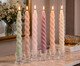 Jogo de Velas para Castiçal Espirais Garden, multicolor | WestwingNow