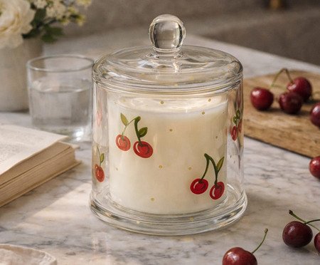 Vela Perfumada Floral Cítrico Cherry | Westwing