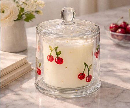 Vela Perfumada Floral Cítrico Cherry | Westwing