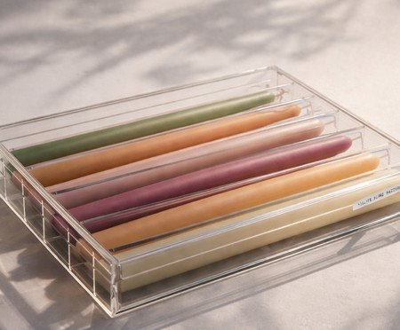 Caixa para Velas em Acrílico Garden | Westwing