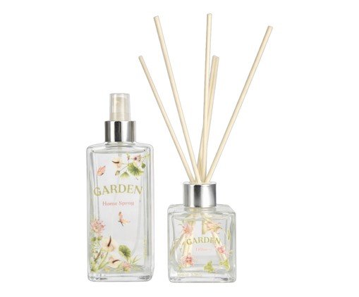 Jogo de Difusosr e Aromatizador Floral Cítrico Garden - 2Pçs, multicolor | WestwingNow