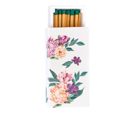 Caixa Decorativa para Fósforos Protea Rosa | Westwing