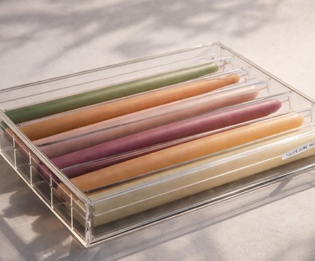 Jogo com Velas para Castiçal com Caixa Garden | Westwing