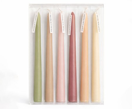 Jogo com Velas para Castiçal com Caixa Garden | Westwing