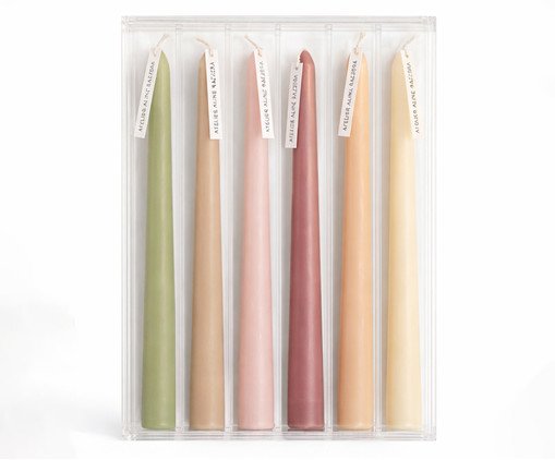 Jogo com Velas para Castiçal com Caixa Garden, multicolor | WestwingNow
