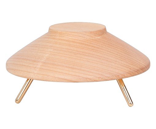 Escultura Disco Voador Bege, beige | WestwingNow