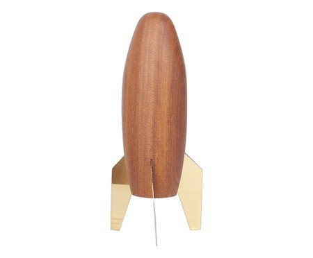 Escultura Rocket Cumaru Marrom | Westwing