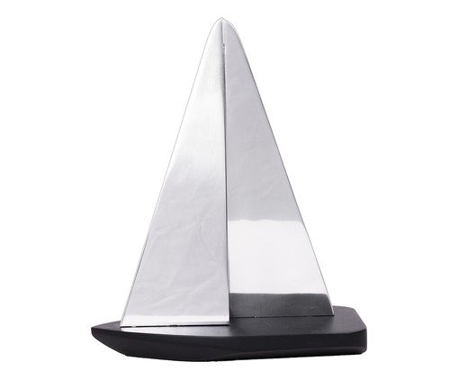 Escultura Caravela Prata, silver or metallic | WestwingNow