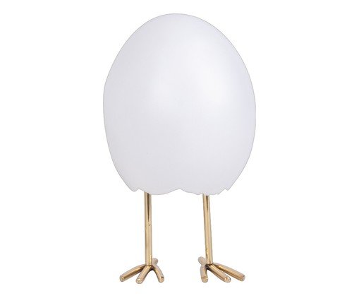 Escultura Egg Branco, white | WestwingNow