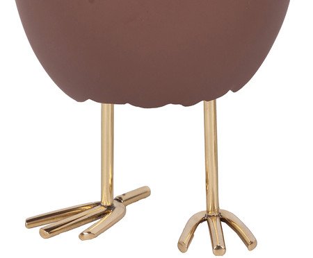 Escultura Egg Marrom | Westwing