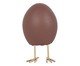 Escultura Egg Marrom, brown | WestwingNow