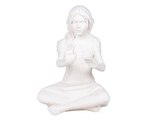 Escultura Ivy Areia, Off White | WestwingNow