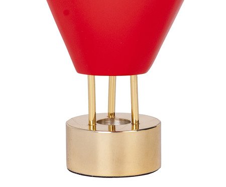Escultura em Resina Ballon D'Or Vermelho | Westwing