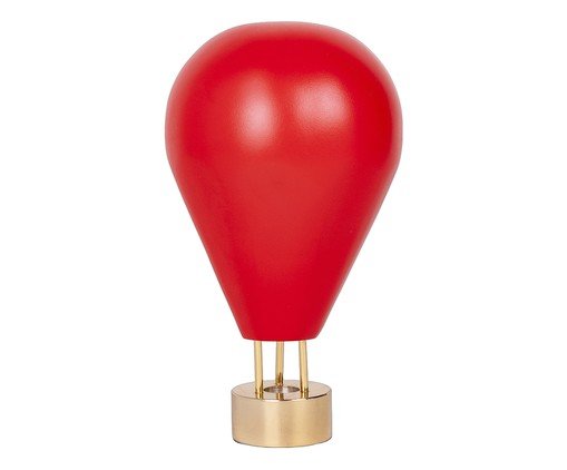 Escultura em Resina Ballon D'Or Vermelho, red | WestwingNow