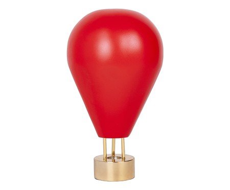 Escultura em Resina Ballon D'Or Vermelho | Westwing