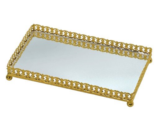 Bandeja Decorativa Ellos Dourado, gold | WestwingNow