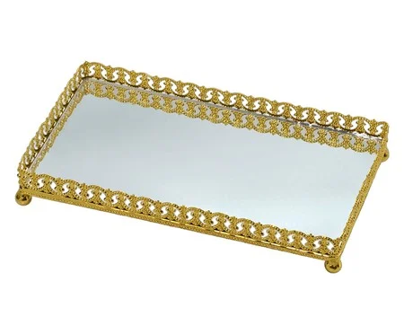 Bandeja Decorativa Ellos Dourado | Westwing