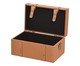 Baú Decorativo Thesus Dourado e Marrom, brown | WestwingNow