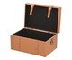 Baú Decorativo Thesus Dourado e Marrom, brown | WestwingNow