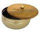 Porta-Objetos Decorativo Keepa Dourado e Marrom, brown | WestwingNow