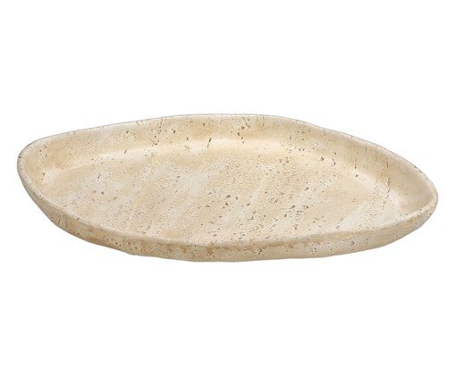 Bandeja Decorativa Elora Bege e Branco, beige | WestwingNow