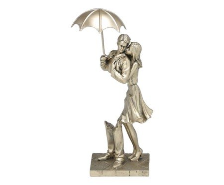 Casal Decorativo Amoris Dourado | Westwing