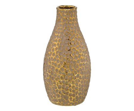 Vaso Decorativo Myraze Dourado e Marrom | Westwing
