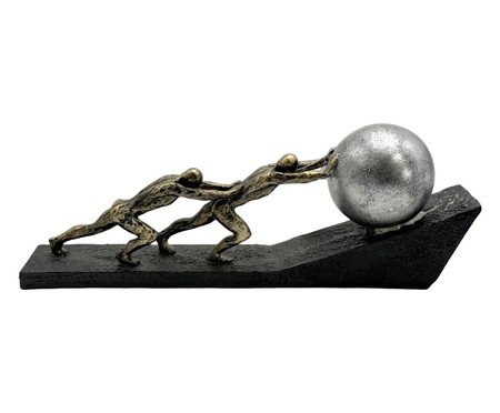 Escultura Decorativa Autêntico Chumbo e Prata | Westwing