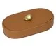 Porta-Objetos Decorativo Custor Chocolate e Dourado, brown | WestwingNow