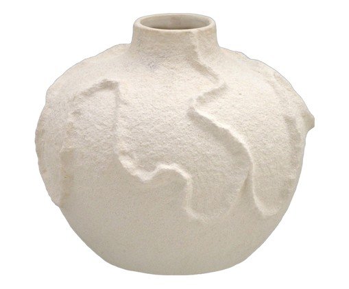 Vaso Decorativo Syra Off-White, Off White | WestwingNow