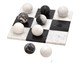 Jogo de Tabuleiro Decorativo Piezza Branco e Preto, white | WestwingNow