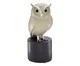 Coruja Decorativa Vigia Cinza e Prata, grey | WestwingNow