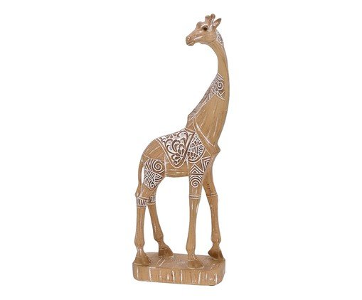 Girafa Decorativa Girafina Branco e Marrom, white | WestwingNow
