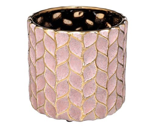 Cachepot Decorativo Botella Dourado e Marrom, brown | WestwingNow