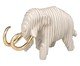 Elefante Decorativo Fortaleza Branco e Dourado, white | WestwingNow