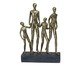 Escultura Decorativa Evidência Cinza e dourado, grey | WestwingNow