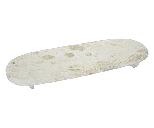 Bandeja Decorativa Marfil Bege e Marrom, beige | WestwingNow