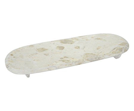 Bandeja Decorativa Marfil Bege e Marrom | Westwing