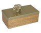 Porta-Objetos Decorativo Storis Dourado e Marrom, brown | WestwingNow