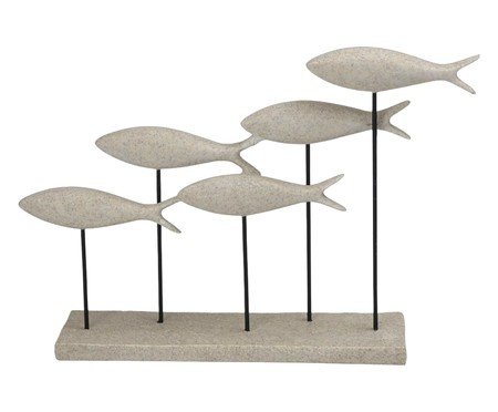 Escultura Peixes Aquário Flutuante Areia | Westwing