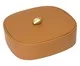 Porta-Objetos Decorativo Guardix Chocolate e Dourado, brown | WestwingNow
