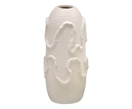 Vaso Decorativo Aeris Off-White | Westwing