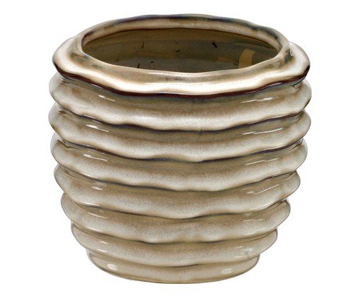 Cachepot Decorativo Virena Creme e Marrom, beige | WestwingNow