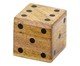 Jogo de Caixa Dado com Dados Ludora Marrom e Preto, brown | WestwingNow