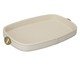 Bandeja Decorativa Varnis Dourado e Off-white, Off White | WestwingNow