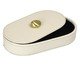 Porta-Objetos Decorativo Collet Dourado e Off-white, Off White | WestwingNow