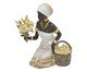 Africana Decorativa Zuri Branco e Dourado, white | WestwingNow