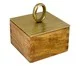 Porta-Objetos Decorativo Arzen Dourado e Marrom, brown | WestwingNow