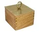 Porta-Objetos Decorativo Arzen Dourado e Marrom, brown | WestwingNow