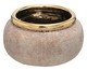 Cachepot Decorativo Natura Cinza e dourado, grey | WestwingNow